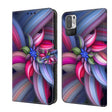 For Xiaomi Redmi Note 10 5G Crystal 3D Shockproof Protective Leather Phone Case(Colorful Flower) - free shipping - PMC TechLife - Order now!