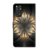 For Xiaomi Redmi Note 11 Global Crystal 3D Shockproof Protective Leather Phone Case(Luminous Building)