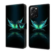 For Xiaomi Redmi Note 12 Pro Global Crystal 3D Shockproof Protective Leather Phone Case(Reflection Dutterfly)