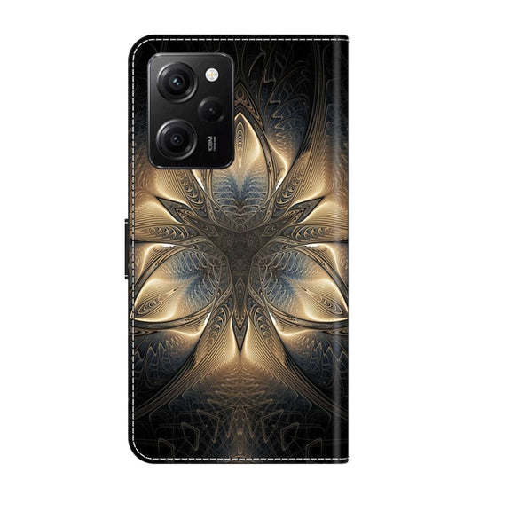 For Xiaomi Redmi Note 12 Pro Global Crystal 3D Shockproof Protective Leather Phone Case(Luminous Building)