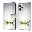 For Xiaomi Redmi Note 12 Pro+ Crystal 3D Shockproof Protective Leather Phone Case(Light Lotus) - free shipping - PMC TechLife - Order now!