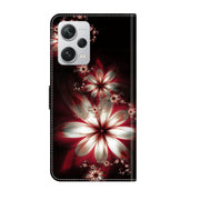 For Xiaomi Redmi Note 12 Pro+ Crystal 3D Shockproof Protective Leather Phone Case(Fantastic Flower)
