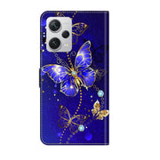 For Xiaomi Redmi Note 12 Pro+ Crystal 3D Shockproof Protective Leather Phone Case(Diamond Butterfly)