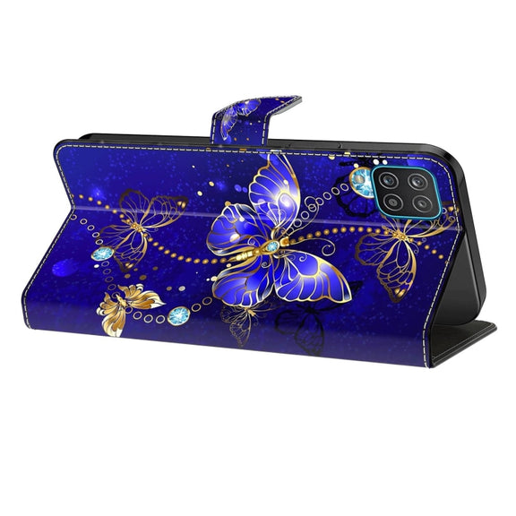 For Xiaomi Redmi Note 12 Pro+ Crystal 3D Shockproof Protective Leather Phone Case(Diamond Butterfly)