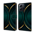 For Xiaomi Redmi Note 12 4G Crystal 3D Shockproof Protective Leather Phone Case(Gold Outline) - free shipping - PMC TechLife - Order now!
