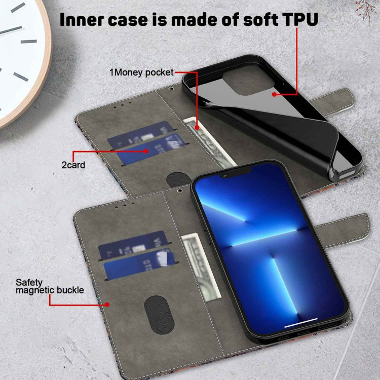 For Xiaomi Redmi Note 9 Pro Crystal 3D Shockproof Protective Leather Phone Case(Reflection Dutterfly)