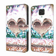 For Xiaomi Redmi Note 9 Pro Crystal 3D Shockproof Protective Leather Phone Case(Pink Diamond Heart) - free shipping - PMC TechLife - Order now!
