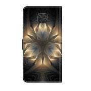 For Xiaomi Redmi Note 9 Pro Crystal 3D Shockproof Protective Leather Phone Case(Luminous Building)