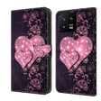For Xiaomi 13 Crystal 3D Shockproof Protective Leather Phone Case(Lace Love) - free shipping - PMC TechLife - Order now!