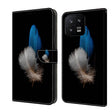 For Xiaomi 13 Crystal 3D Shockproof Protective Leather Phone Case(Two Branches) - free shipping - PMC TechLife - Order now!