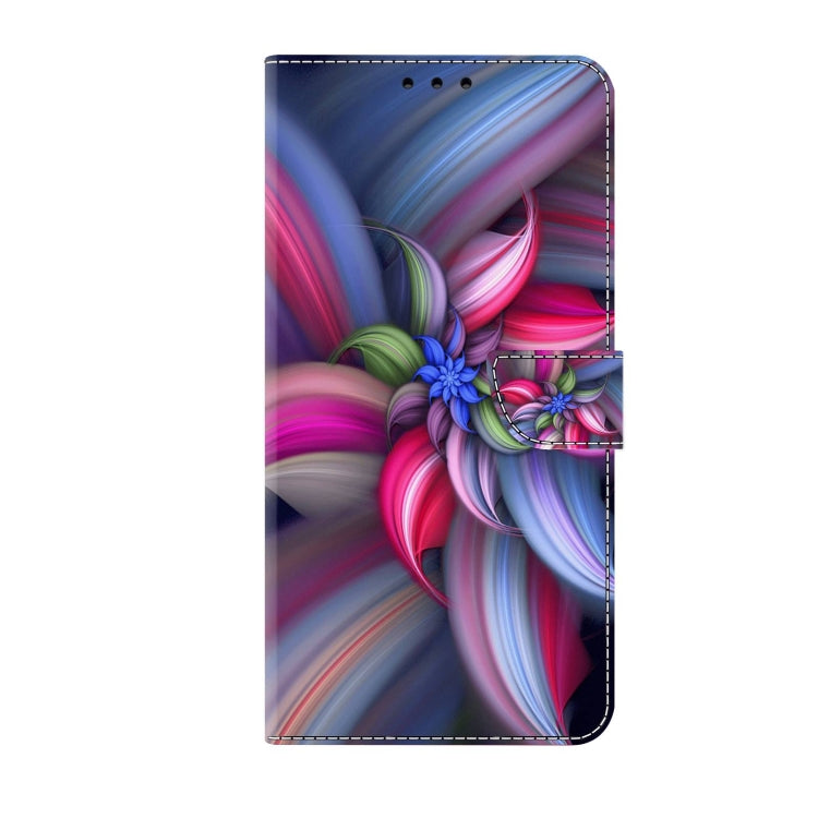 For Xiaomi 13 Crystal 3D Shockproof Protective Leather Phone Case(Colorful Flower)