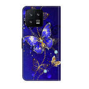 For Xiaomi 13 Crystal 3D Shockproof Protective Leather Phone Case(Diamond Butterfly)