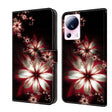 For Xiaomi 13 Lite Crystal 3D Shockproof Protective Leather Phone Case(Fantastic Flower) - free shipping - PMC TechLife - Order now!