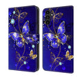 For Samsung Galaxy A14 4G / 5G Crystal 3D Shockproof Protective Leather Phone Case(Diamond Butterfly) - free shipping - PMC TechLife - Order now!