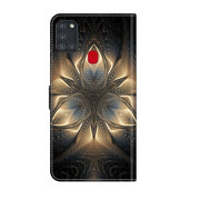 For Samsung Galaxy A21s Crystal 3D Shockproof Protective Leather Phone Case(Luminous Building)