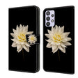 For Samsung Galaxy A32 5G Crystal 3D Shockproof Protective Leather Phone Case(White Flower) - free shipping - PMC TechLife - Order now!