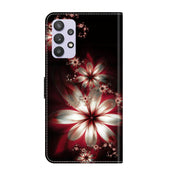 For Samsung Galaxy A32 5G Crystal 3D Shockproof Protective Leather Phone Case(Fantastic Flower)