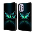 For Samsung Galaxy A52 / A52s 5G Crystal 3D Shockproof Protective Leather Phone Case(Reflection Dutterfly) - free shipping - PMC TechLife - Order now!