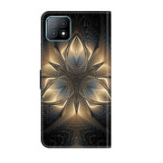 For Samsung Galaxy A53 Crystal 3D Shockproof Protective Leather Phone Case(Luminous Building)