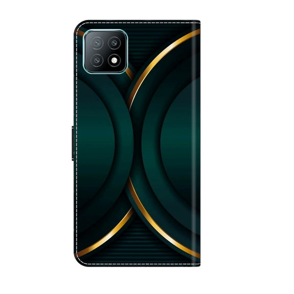 For Samsung Galaxy A53 Crystal 3D Shockproof Protective Leather Phone Case(Gold Outline)