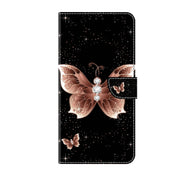 For Samsung Galaxy A71 4G Crystal 3D Shockproof Protective Leather Phone Case(Pink Diamond Butterfly)