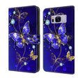 For Samsung Galaxy S8+ Crystal 3D Shockproof Protective Leather Phone Case(Diamond Butterfly) - free shipping - PMC TechLife - Order now!