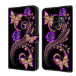 For Samsung Galaxy S9 Crystal 3D Shockproof Protective Leather Phone Case(Purple Flower Butterfly) - free shipping - PMC TechLife - Order now!