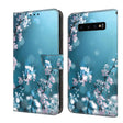 For Samsung Galaxy S10+ Crystal 3D Shockproof Protective Leather Phone Case(Plum Flower) - free shipping - PMC TechLife - Order now!