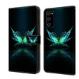 For Samsung Galaxy S20 FE Crystal 3D Shockproof Protective Leather Phone Case(Reflection Dutterfly) - free shipping - PMC TechLife - Order now!