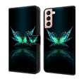 For Samsung Galaxy S21 Crystal 3D Shockproof Protective Leather Phone Case(Reflection Dutterfly) - free shipping - PMC TechLife - Order now!