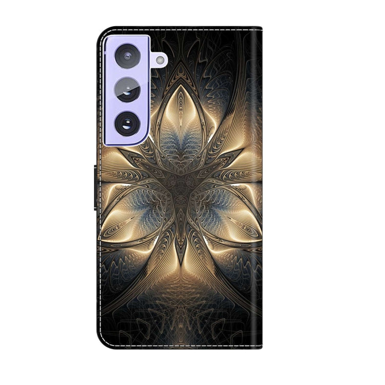 For Samsung Galaxy S21+ Crystal 3D Shockproof Protective Leather Phone Case(Luminous Building)