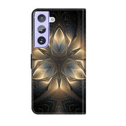 For Samsung Galaxy S21+ Crystal 3D Shockproof Protective Leather Phone Case(Luminous Building)