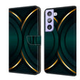 For Samsung Galaxy S21+ Crystal 3D Shockproof Protective Leather Phone Case(Gold Outline) - free shipping - PMC TechLife - Order now!