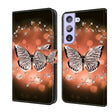 For Samsung Galaxy S21+ Crystal 3D Shockproof Protective Leather Phone Case(Crystal Butterfly) - free shipping - PMC TechLife - Order now!