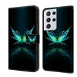 For Samsung Galaxy S21 Ultra Crystal 3D Shockproof Protective Leather Phone Case(Reflection Dutterfly) - free shipping - PMC TechLife - Order now!