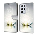 For Samsung Galaxy S21 Ultra Crystal 3D Shockproof Protective Leather Phone Case(Light Lotus) - free shipping - PMC TechLife - Order now!