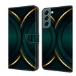 For Samsung Galaxy S22+ Crystal 3D Shockproof Protective Leather Phone Case(Gold Outline) - free shipping - PMC TechLife - Order now!