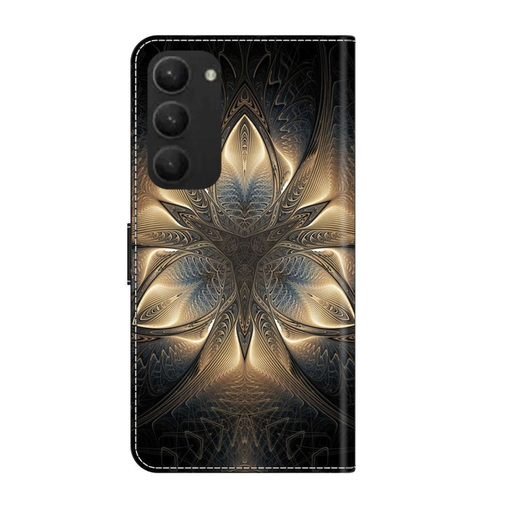 For Samsung Galaxy S23+ Crystal 3D Shockproof Protective Leather Phone Case(Luminous Building)