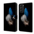 For Samsung Galaxy S23+ Crystal 3D Shockproof Protective Leather Phone Case(Two Branches) - free shipping - PMC TechLife - Order now!