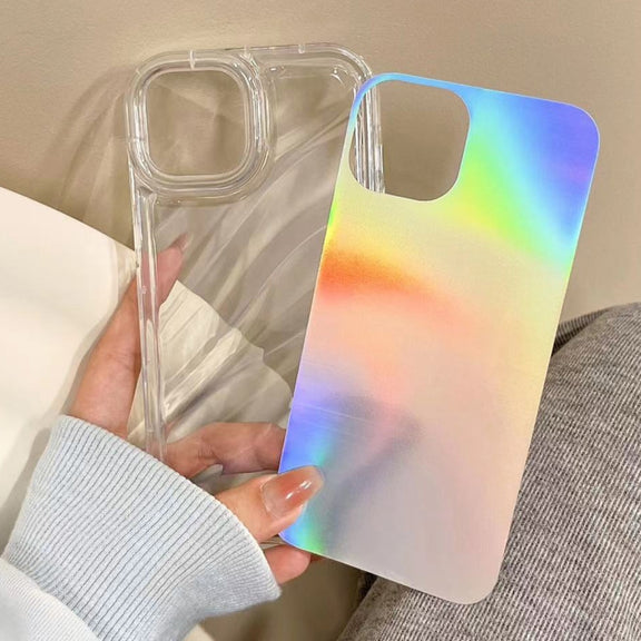 For iPhone 11 Pro Laser Sequin Waves TPU Phone Case(Transparent)