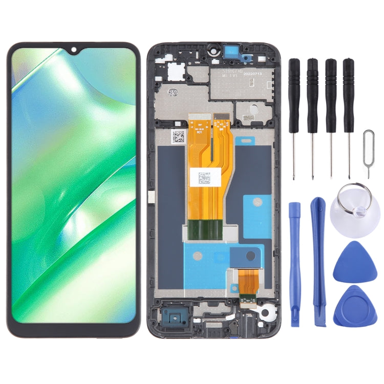 OEM LCD Screen For Realme C33 Digitizer Full Assembly with Frame