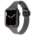 For Apple Watch 8 41mm Magnetic Buckle Slim Silicone Watch Band(Starry Grey) - Watch Bands by PMC TechLife | Online Shopping South Africa | PMC TechLife