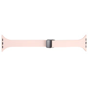For Apple Watch 4 40mm Magnetic Buckle Slim Silicone Watch Band(Pink)