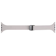 For Apple Watch 4 40mm Magnetic Buckle Slim Silicone Watch Band(Rock Grey)