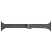 For Apple Watch 2 42mm Magnetic Buckle Slim Silicone Watch Band(Starry Grey)
