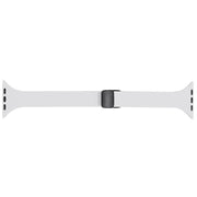 For Apple Watch 2 42mm Magnetic Buckle Slim Silicone Watch Band(White)