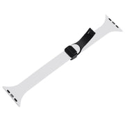 For Apple Watch 2 42mm Magnetic Buckle Slim Silicone Watch Band(White)
