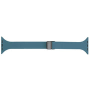 For Apple Watch 38mm Magnetic Buckle Slim Silicone Watch Band(Light Green)