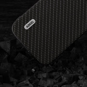 For iPhone 15 Plus ABEEL Carbon Fiber Texture Protective Phone Case(Black)