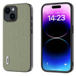 For iPhone 14 ABEEL Carbon Fiber Texture Protective Phone Case(Green) - free shipping - PMC TechLife - Order now!